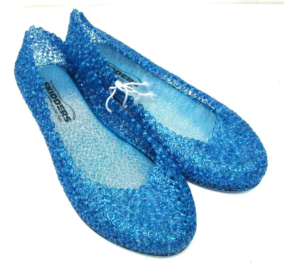 Blue hotsell glitter flats