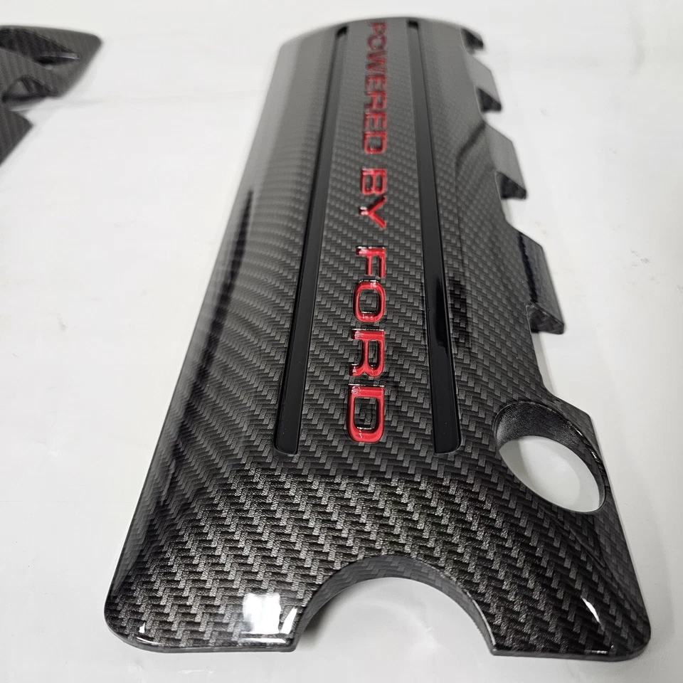 2011-2022 Mustang GT, GT350, 5.0, 5.2 OEM Coil Covers Carbon Fiber murdered out - Image 3 of 4