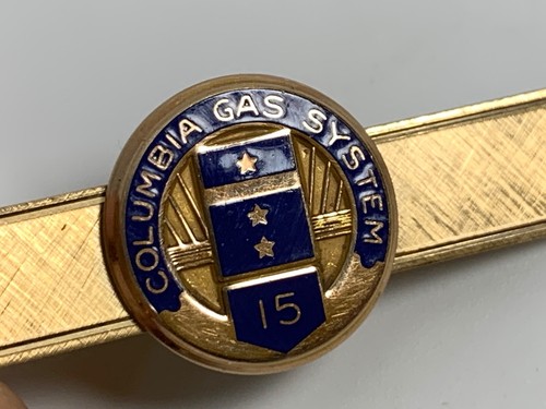 Vtg Columbia Gas System 10K Solid Gold 15 Year Service Pin ~ 6.8G INCLUDING CLIP - Picture 3 of 6