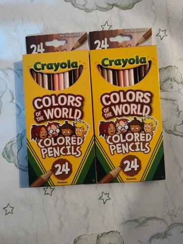 Crayola Colors Of the World Colored Pencils 24 Pack x2 (48 Pencils Total)