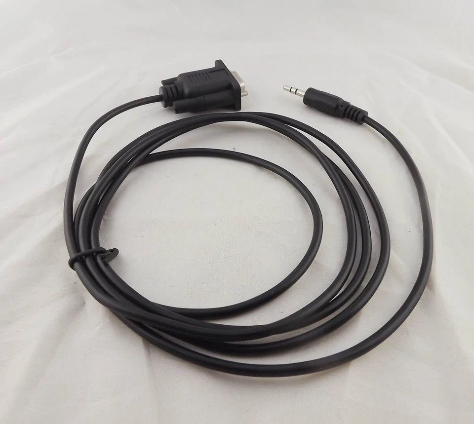 6Ft DB9 9 Pin Female To 3.5mm Male TRS Stereo Serial Data Converter Cable 1.8M - Image 3 of 4