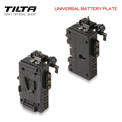 Tilta Gold/V-Mount Universal Battery Plate PowerSupply Bracket+P-TAP Power Cable