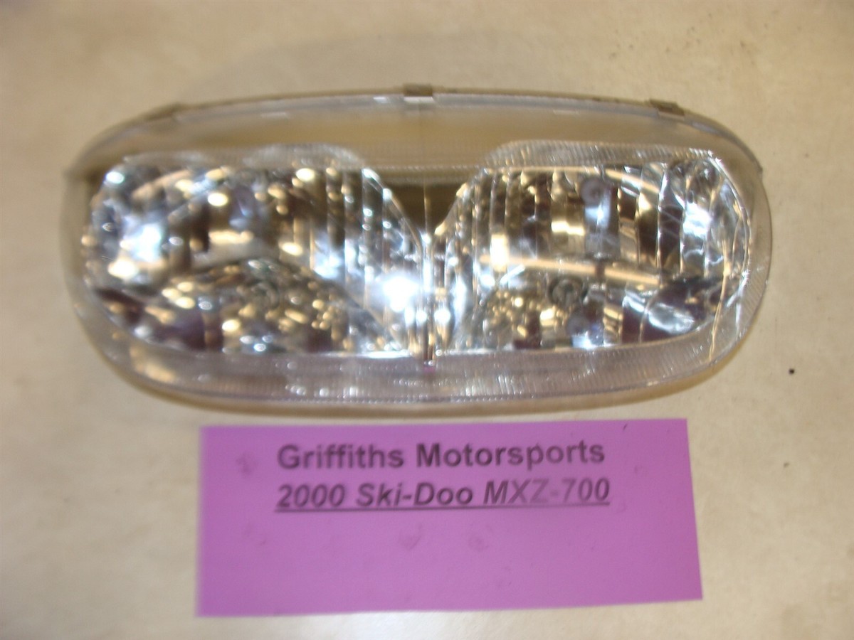 2000 SKI DOO MXZ 700 ZX chassis oem headlight w bulbs adjuster