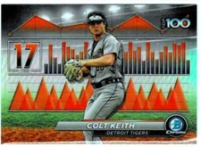 2024 Bowman Baseball Chrome Top 100 Prospects Insert Colt Keith #BTP-17