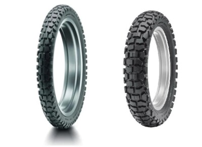 DUNLOP D605 300-21+460-18 TT FRONT & REAR TYRE COMBO Dual Sport