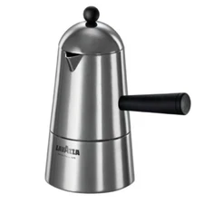 ILSA CARMENCITA LAVAZZA CLASSIC ALUMINUM COFFEE MAKER BLACK HANDLE