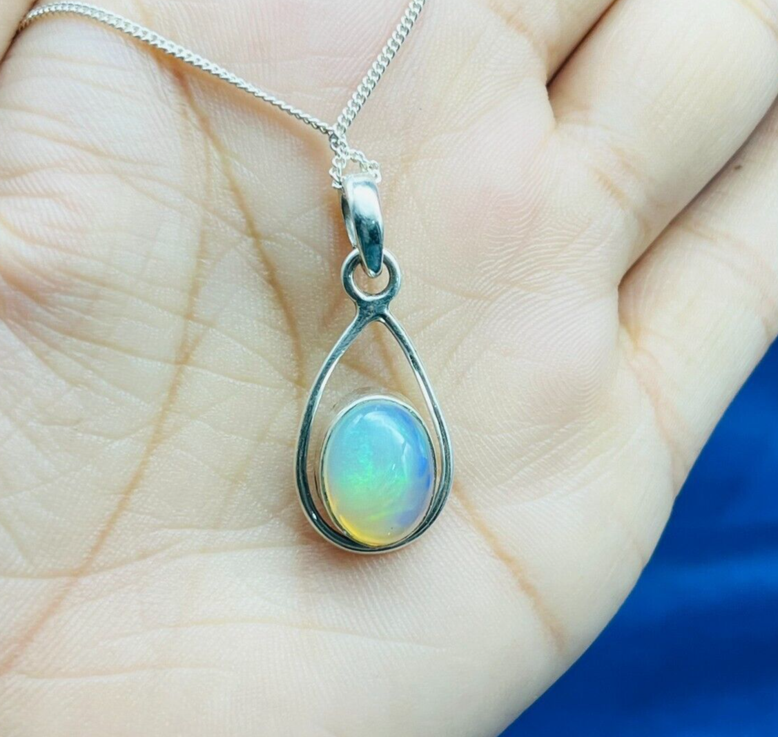 Amazon Fire Opal Pendants Water Baby Fire Opal Pendant In 925