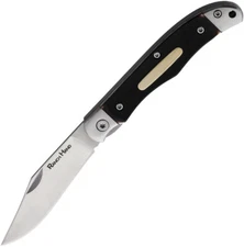 Cold Steel Ranch Hand Linerlock Black Faux Bone Folding Carbon Steel Knife 
