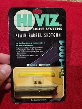 Hi Viz Plain Barrel Shotgun Fiber Optic Sight Gun Part NOS