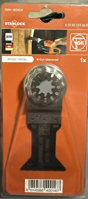 Fein-Bosch: Starlock 6-35-02-223 26-0 Wood/Metal 1X E-Cut Universal Blade