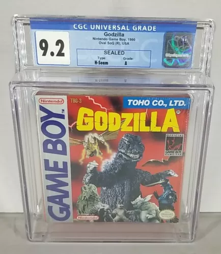 Godzilla by Toho 1990 Nintendo GameBoy CGC Graded 9.2 Sealed NEW