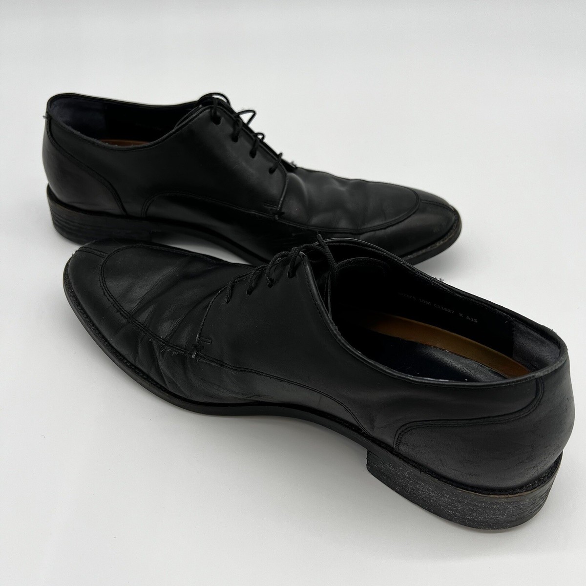Cole Haan Shoes 10M Mens Grande OS Black Leather Split Toe  display picture 2