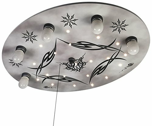 Niermann Standby Lampada da soffitto Gothic, Legno, E14, 40 W, multi (t4z)