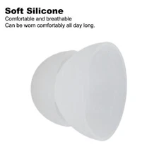 10PCS Hearing Aid Domes 12mm/0.5in Double Layer Soft Silicone Washable Removable