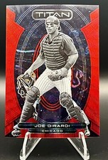 2023 Panini Chronicles Joe Girardi Titan Red Wave Parallel 01/199 Chicago Cubs!