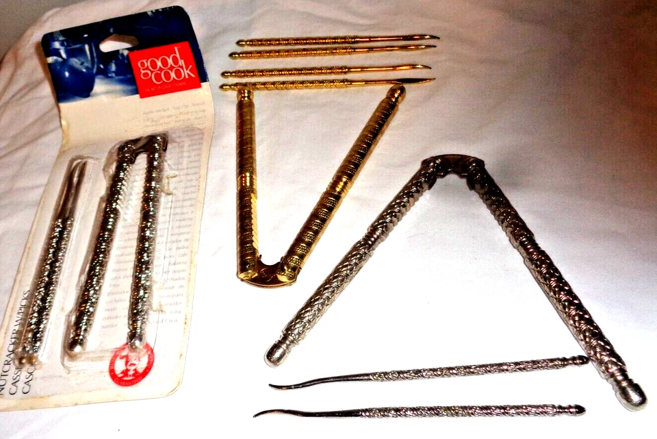 3 Sets of Nutcracker, 2 sets w/ 2 Picks by Good Cook & one Gold w 4 Picks by HMO - Image 2 of 4