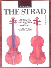 THE STRAD MAGAZINE MARCH 1989 IGOR OISTRAKH JOSEPH SWENSEN CSABA ERDELYI W164
