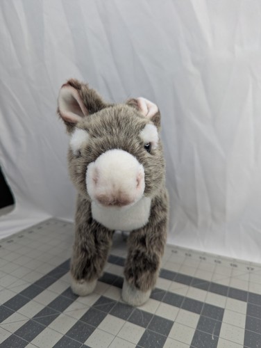 Bearington Donkey Mule Plush Frosted Brown 11 Inch Stuffed Animal Toy - Picture 2 of 9