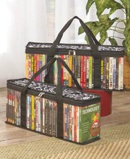 Sets of 2 Media Storage Bags 2 Black CD or 2 Black DVD Bags
