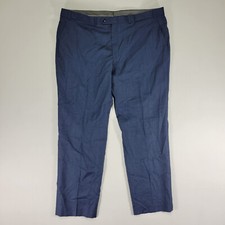 Michael Kors Men's Dress Pant Trousers MALONE NAVY SKHSKIN Wool Blend 40x30 NEW