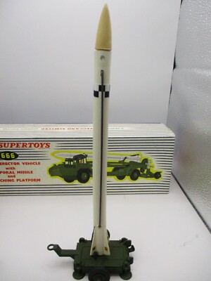 DINKY SUPERTOYS # 666 CORPORAL MISSILE ERECTOR VEHICLE DINKY SUPERTOYS # 666 CORPORAL MISSILE ERECTOR VEHICLE