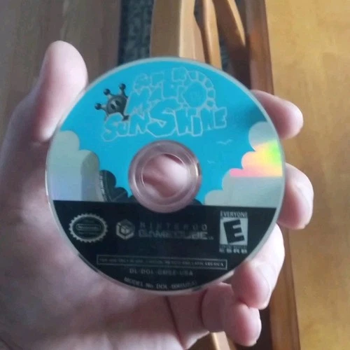 Nintendo Super Mario Sunshine Nintendo GameCube Disc blank case
