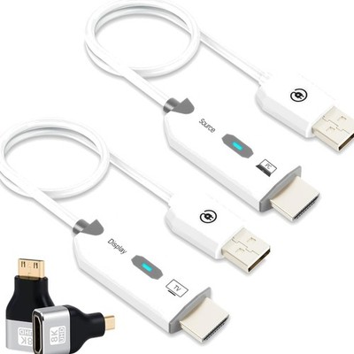 Wireless HDMI Transmitter und Receiver Set 50M 1080p Plug & Play für Laptop