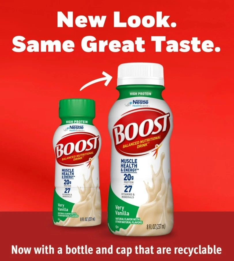 High Protein Boost Shakes,15 - 8 FL OZ 瓶,非常香草,20 克蛋白质 — 第 3/4 张图片