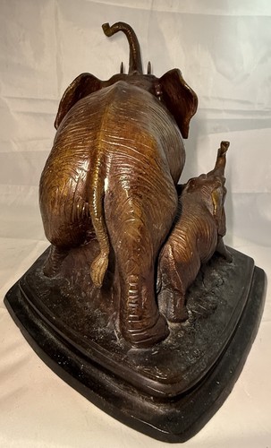 Maitland - Smith Bronze Elefant Skulptur - Bild 12 von 16