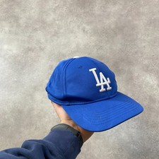 LA Dodgers Baseball Cap Boys One Size MLB Embroidered Strapback Hat, Blue