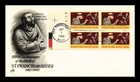 DR JIM STAMPS US COVER SAINT FRANCIS OF ASSISI 800TH ANNIVERSARY FDC PLATE BLOCK