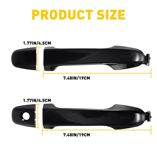 1/2/3SET Front Left & Right Side Outer Door Handle For 2012-2017 Toyota Camry T - Picture 3 of 15