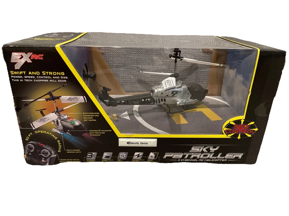 Sky Patroller 3 Channel RC Helicopter - Image 4 of 4