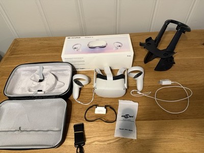 Meta Oculus Quest 2 256GB VR Headset With Stand And Carrying Case