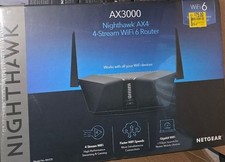 NETGEAR ROUTER RAX35-100NAS AX3000 Nighthawk 4-Stream AX4 WiFi 6