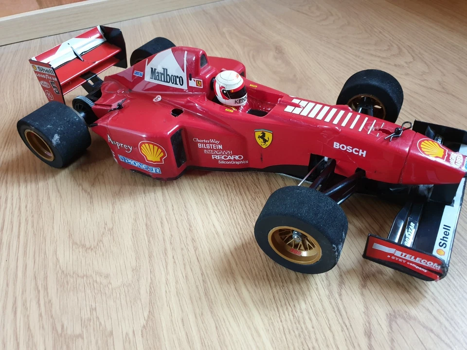 Rc Car Tamiya F 103 Formel 1 Modell in Ferrari F 610 B after Race Optik  - Bild 2 von 4