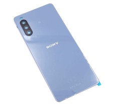 Original Sony Xperia 10 III XQ-BT52 Battery Cover Housing Back Blue