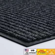 Durable Heavy Duty Indoor Outdoor Doormat Low Profile Non-Slip Shoe Scraper Mat