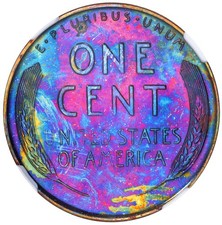 1941 Toned Lincoln Cent Proof NGC PF 64 RB PR See Video Toning Coin 1C