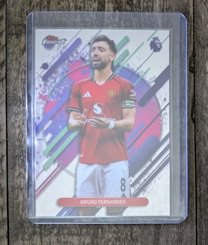 2025-26 Topps Finest Premier League Bruno Fernandes Rare Manchester United