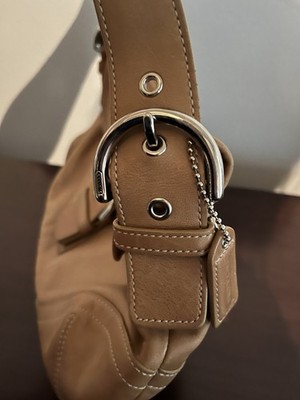 Vintage Coach Soho Flap Buckle Hobo Shoulder Bag | eBay