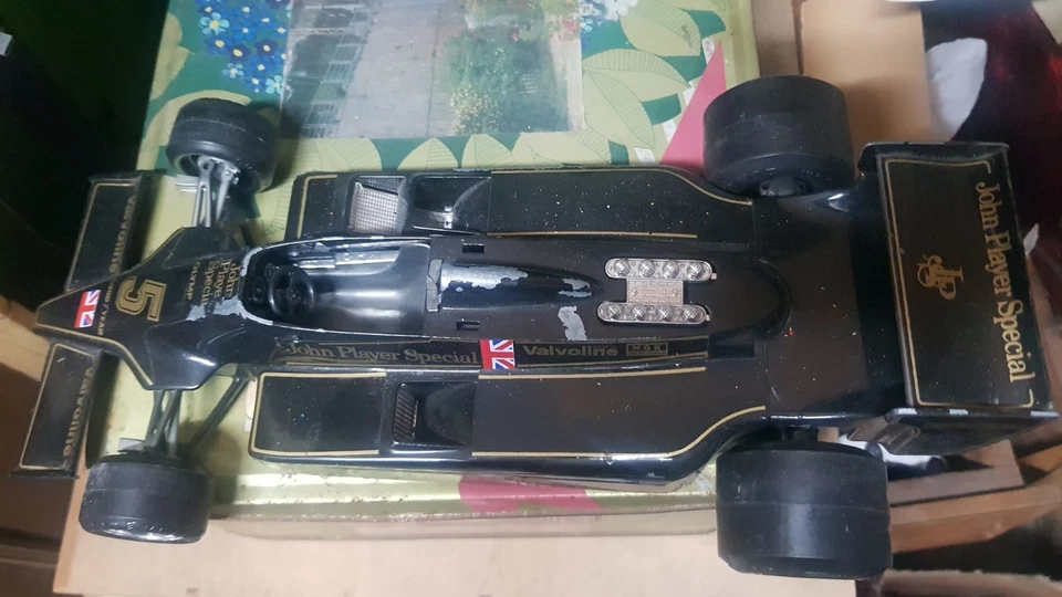BURAGO BBURAGO 1/14 F1 LOTUS JOHN PLAYER SPECIAL #5 DA RESTUARO RECUPERO VINTAGE - Immagine 2 di 4