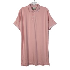 Tuckernuck Women’s XS Polo Dress Pink Pique Short Sleeve Casual Cotton EUC