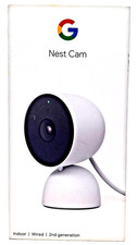 Google Nest Cam White Indoor Wired 1080p HD 2...