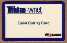 Thirteen - WNET - New York Public Media Debit Calling Card PROOF Phone Card