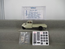 Hübner 1:32 7006 Modellauto Tempo Hanseat Tiefladepritsche mit Fahrer in OVP