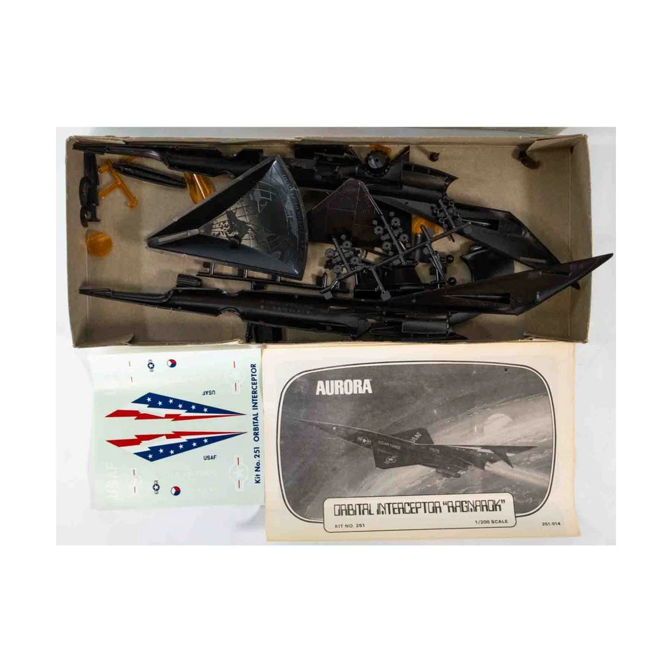 Kits De Modèle Aurora 1/200 RAGNAROK Intercepteur Orbital VG+/NM - Photo 2/2