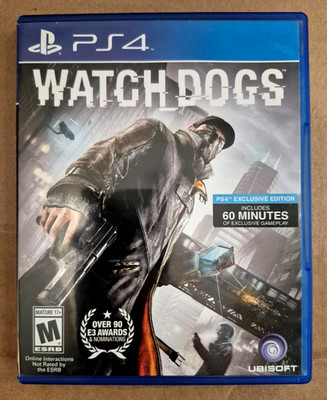 PS4 Exclusive Edition Watch Dogs (Sony PlayStation 4, 2014) Game
