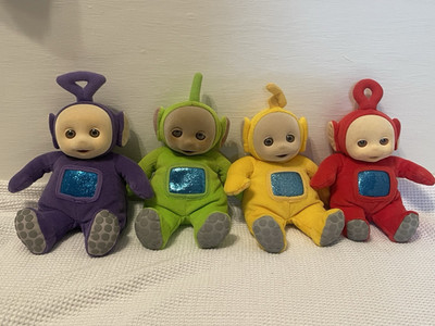 Eden Teletubbies Plush Set of 4 Tinky Winky Dipsy Laa-Laa Po 1998 MPN 5230
