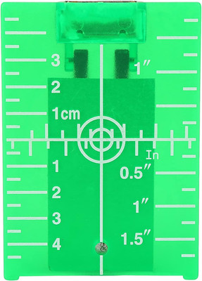 Laser Level Target Plate, Double Scale Cross Line Laser Level Meter, Foldable Ma